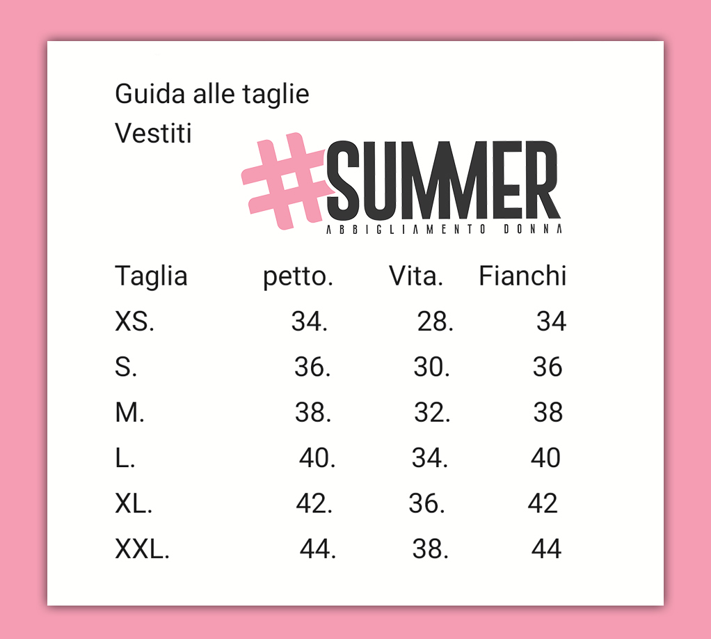 Guida-alle-taglie guida alle taglie